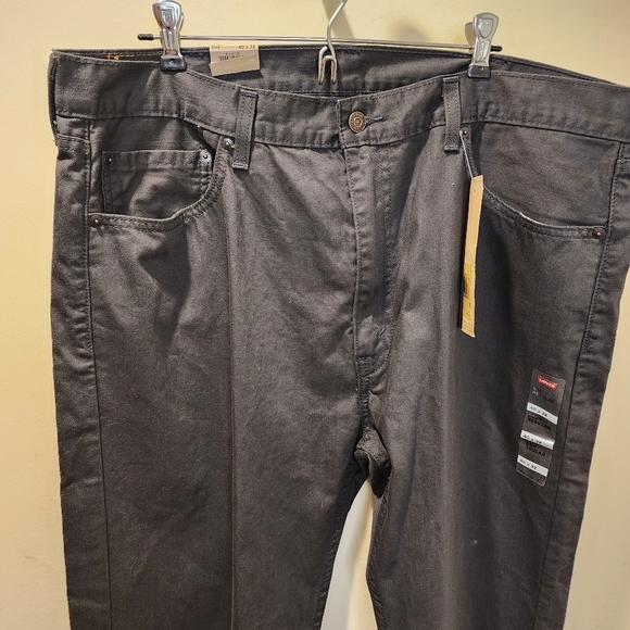 LEVI'S 505 men's gray Straight legs pants size 40 x 32 NWT - Picture 2 of 12